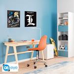 DEATH NOTE - SET 2 CHIBI POSTERS - L & GROUP (52 X 38 CM)  | 3665361057482