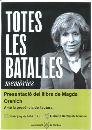 Presentació de les memòries de Magda Oranich | 