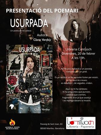 Presentació del poemari USURPADA | 