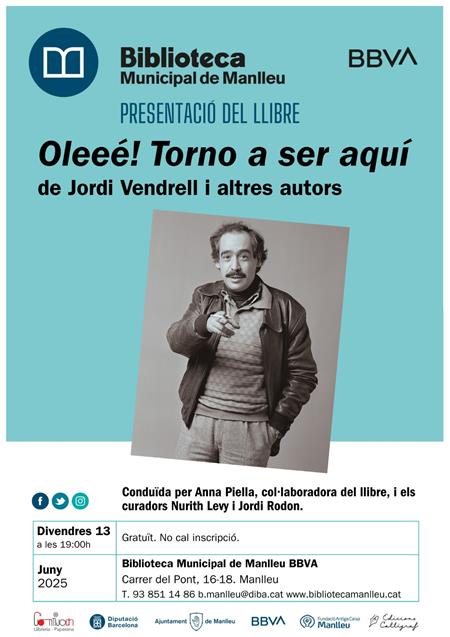 Presentació del llibre Oleeé! Torno a ser aquí | 