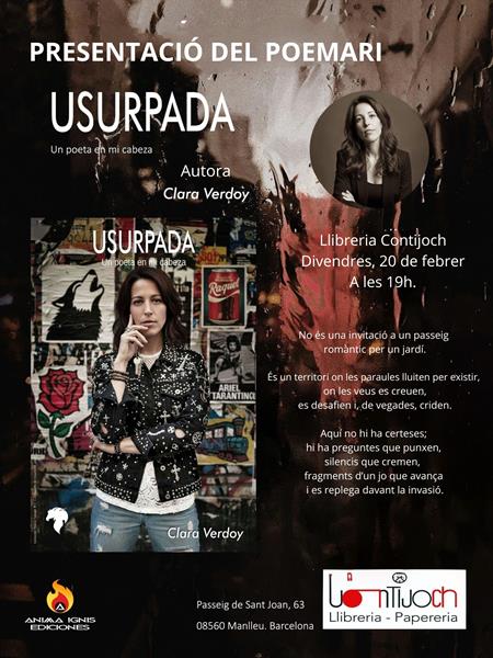 Presentació del poemari USURPADA | 