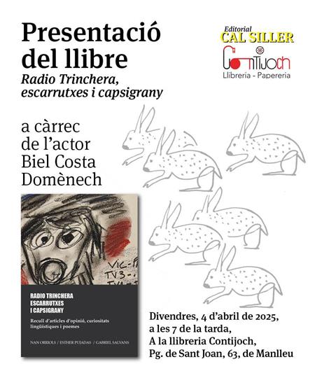Presentació de llibre RADIO TRINCHERA, ESCARRUTXES I CAPSIGRANY | 