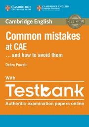 COMMON MISTAKES AT CAE... AND HOW TO AVOID THEM PAPERBACK WITH TESTBANK | 9781316629321 | POWELL, DEBRA