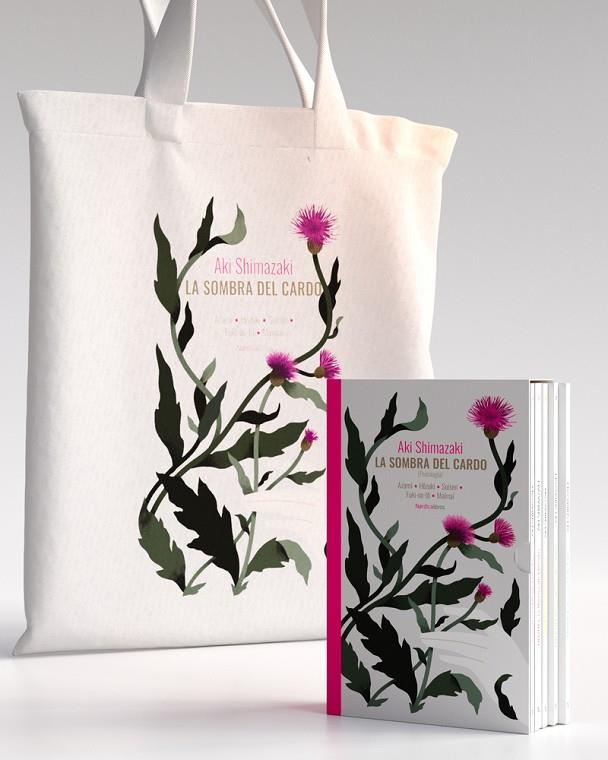 SOMBRA DEL CARDO, LA (ESTUCHE PENTALOGÍA + BOLSA DE TELA) | 9791387922306 | SHIMAZAKI, AKI