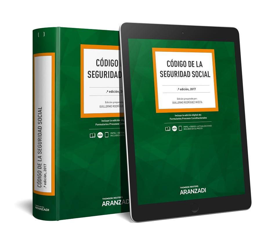 CÓDIGO DE LA SEGURIDAD SOCIAL [ED. 2017] | 9788491774662 | RODRÍGUEZ INIESTA, GUILLERMO / SEMPERE NAVARRO, ANTONIO V.