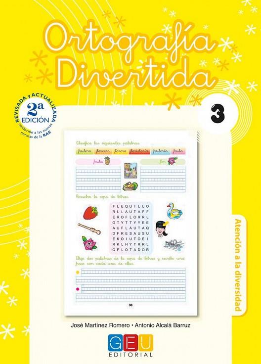 ORTOGRAFÍA DIVERTIDA 3 | 9788499155364 | MARTÍNEZ ROMERO, JOSÉ