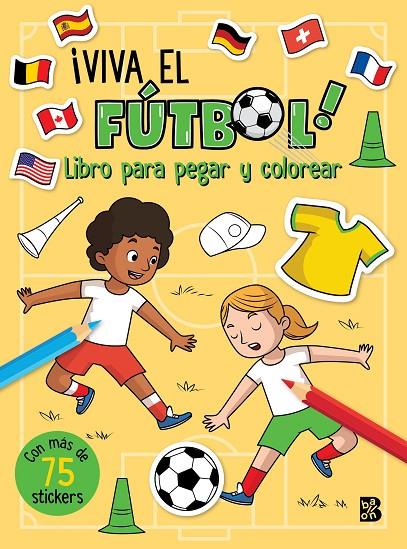 VIVA EL FÚTBOL! LIBRO PARA PEGAR Y COLOREAR | 9789403246154 | BALLON