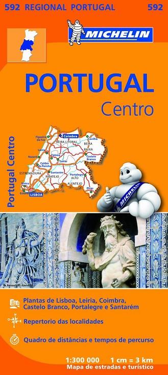 PORTUGAL CENTRO : MAPA 592 | 9782067184756 | VARIOS AUTORES