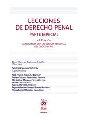 LECCIONES DE DERECHO PENAL. PARTE ESPECIAL. 4ª EDICIÓN ACTUALIZADA CON LAS ÚLTIMAS REFORMAS DEL CÓDIGO PENAL | 9788411971881 | MORENO-TORRES HERRERA, MARÍA ROSA / FERNÁNDEZ TERUELO, JAVIER GUSTAVO / ZUGALDÍA ESPINAR, JOSÉ MIGUE