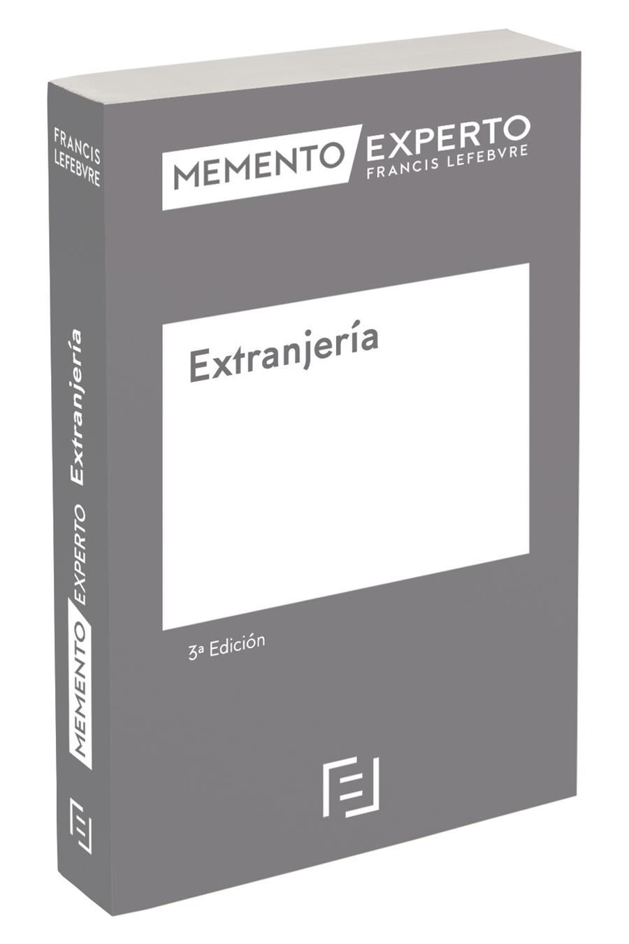 MEMENTO EXPERTO EXTRANJERIA | 9788418647444 | LEFEBVRE-EL DERECHO