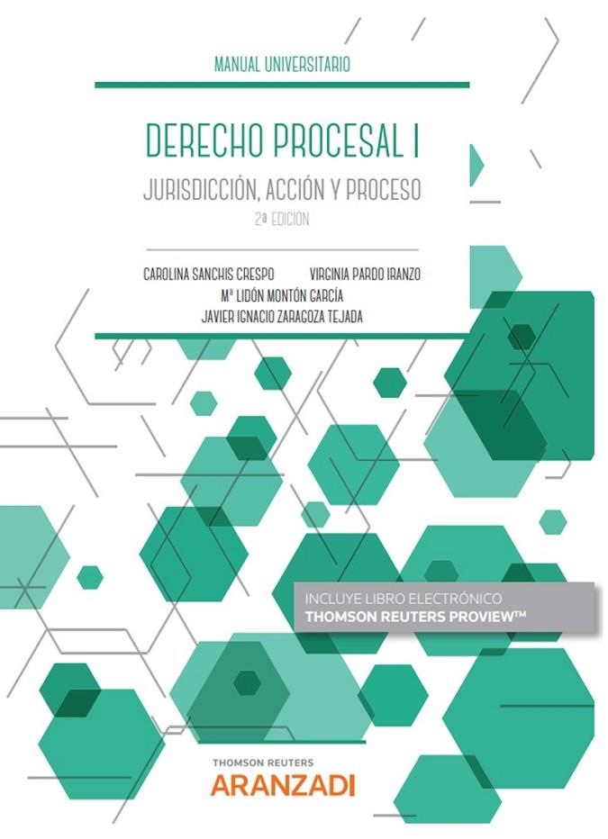 DERECHO PROCESAL I | 9788413911045 | SANCHIS CRESPO, CAROLINA
