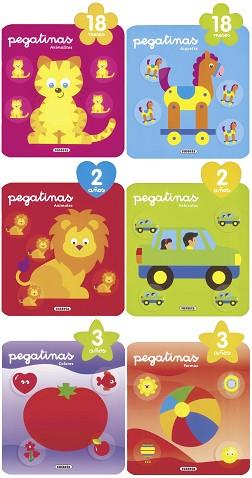 CRECE CON PEGATINAS (6 TÍTULOS) | 9788467727685 | BUSQUETS, JORDI