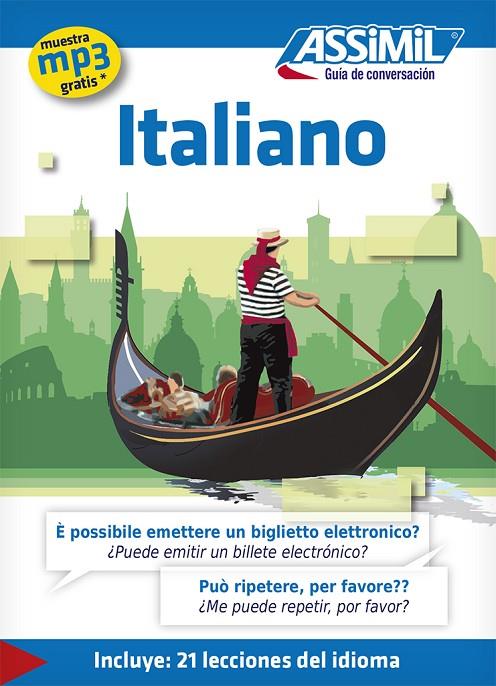 ITALIANO GUIA CONVERSACION + MP3 | 9782700506235 | COURSES ASSIMIL