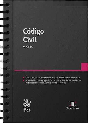 CÓDIGO CIVIL - 6ED. (ANILLAS) | 9791370593452 | BLASCO GASCÓ, FRANCISCO DE P.
