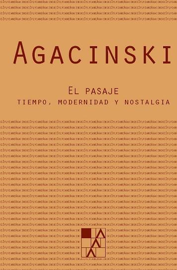 PASAJE, EL | 9789508891822 | AGACINSKI, SYLVIANE