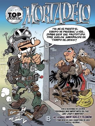 TOP CÓMIC MORTADELO 57 : LA MÁQUINA DE COPIAR GENTE / EL ELIXIR DE LA VIDA | 9788466656719 | IBÁÑEZ, FRANCISCO