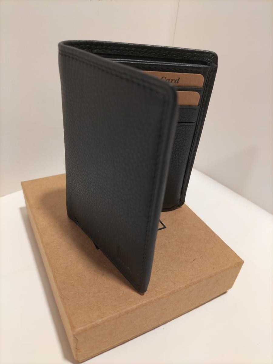 CARTERA HOME PELL NEGRE VERTICAL | 19407NEGRO