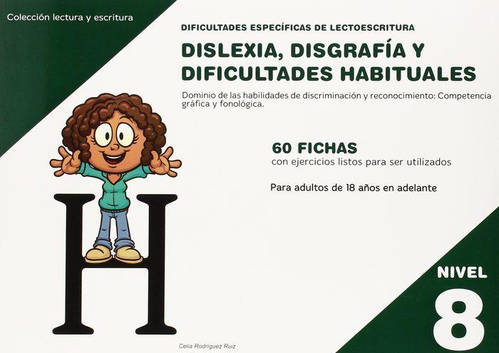 DISLEXIA NIVEL 8 DISGRAFIA DIFICULTADES HABITUALES | 9788498964196 | RODRÍGUEZ RUIZ, CELIA