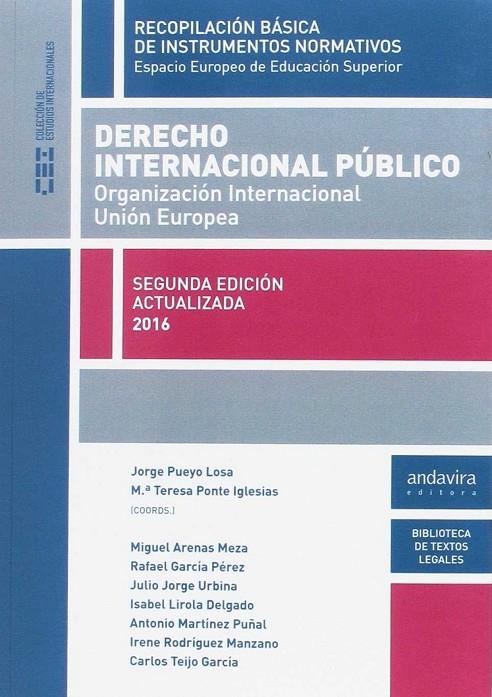 DERECHO INTERNACIONAL PÚBLICO 2016 | 9788484089469 | PUEYO LOSA, JORGE
