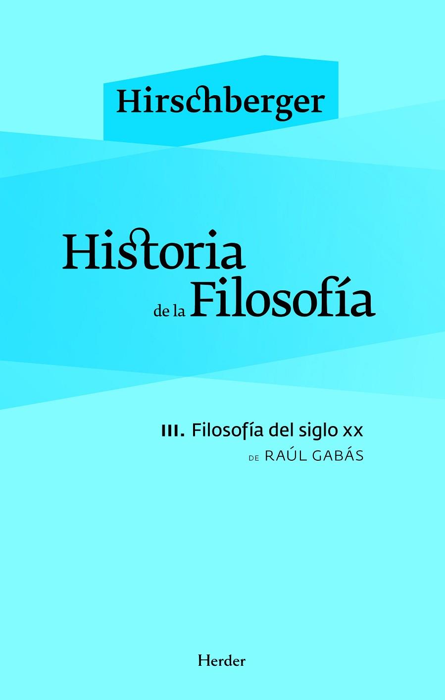 HISTORIA DE LA FILOSOFÍA | 9788425424663 | GABÁS, RAÚL