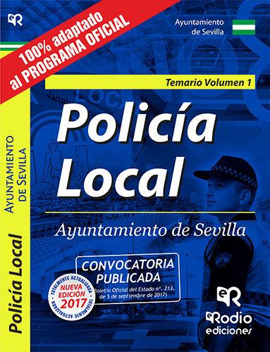 POLICIA LOCAL DEL AYUNTAMIENTO DE SEVILLA. TEMARIO VOLUMEN 1 | 9788416963720 | VARIOS AUTORES