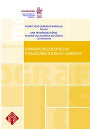 EXPERIENCIAS DOCENTES EN TITULACIONES SOCIALES Y JURÍDICAS | 9788491434962 | FORCADA BARONA, IGNACIO