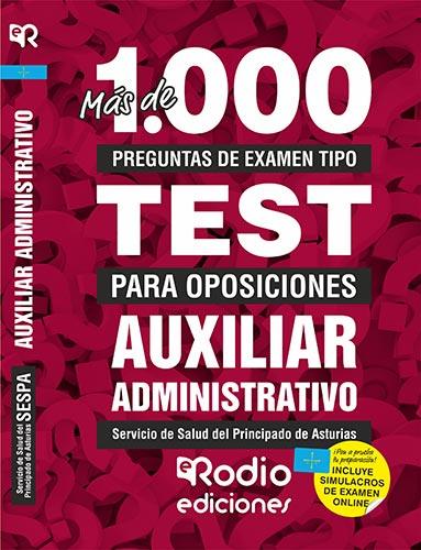 AUXILIAR ADMINISTRATIVO DEL SESPA. MÁS DE 1.000 PREGUNTAS DE EXAMEN TIPO TEST. | 9788417439781 | VARIOS AUTORES