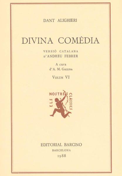 DIVINA COMEDIA VI | 9788472266148 | ALIGHIERI, DANTE