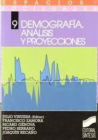 DEMOGRAFIA, ANÁLISIS Y PROYECCIONES | 9788477382478 | VINUESA ANGULO, JULIO