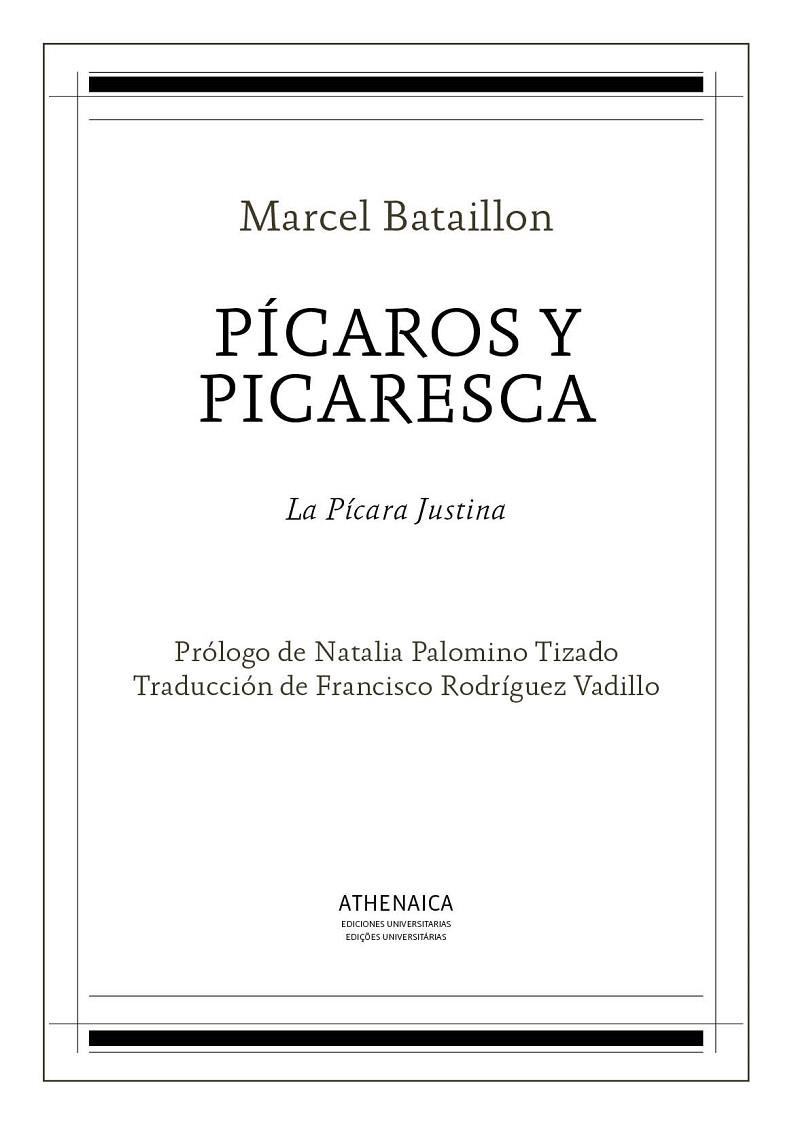 PÍCAROS Y PICARESCA | 9788416770441 | BATAILLON, MARCEL