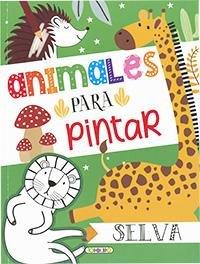 ANIMALES DE LA SELVA PARA PINTAR | 9788410694774