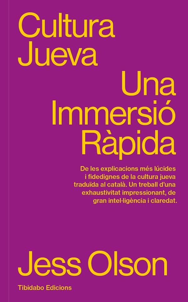 CULTURA JUEVA. UNA IMMERSIÓ RÀPIDA | 9788410013056 | OLSON, JESS