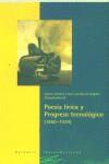 POESIA LIRICA Y PROGRESO TECNOLOGICO 1868-1939 | 9788484891130