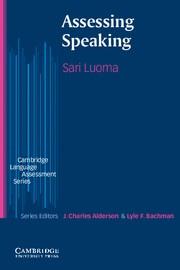 ASSESSING SPEAKING | 9780521804875 | LUOMA, SARI