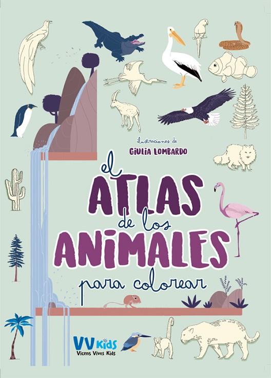 ATLAS DE LOS ANIMALES PARA COLOREAR | 9788468243733  | LOMBARDO, GIULIA