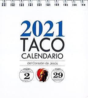 TACO CALENDARIO  SAGRADO CORAZÓN 2021 - PEANA | 9788427143951