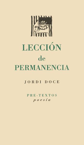 LECCIÓN DE PERMANENCIA | 9788481912975 | DOCE, JORDI