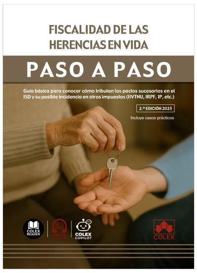 FISCALIDAD DE LAS HERENCIAS EN VIDA PASO A PASO | 9791370113445 | IBERLEY, DEPARTAMENTO DE DOCUMENTACIÓN