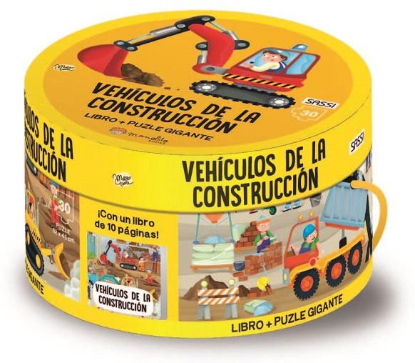 VEHICULOS DE LA CONSTRUCCIÓN (LIBRO + PUZZLE GIGANTE) | 9788418127137 | GAULE, M.