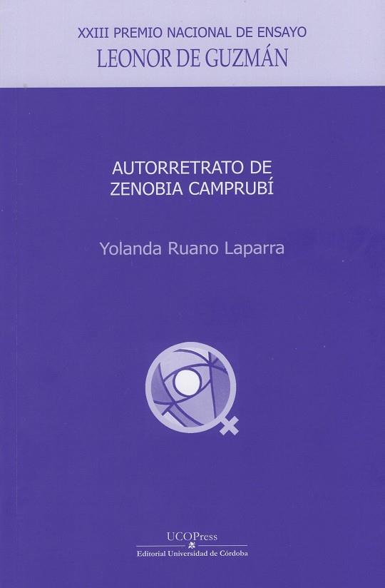 AUTORRETRATO DE ZENOBIA CAMPRUBI | 9788499275314 | RUANO LAPARRA, YOLANDA