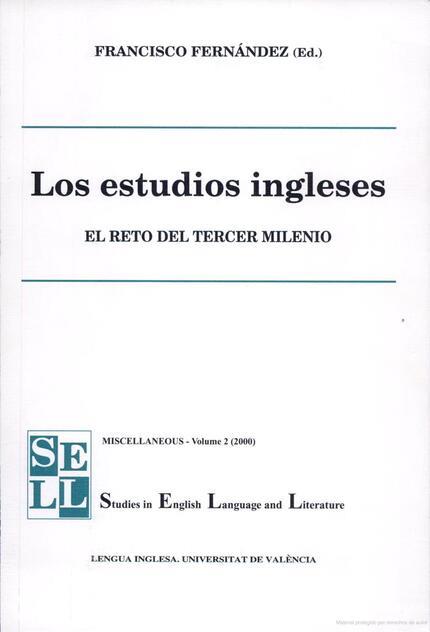 ESTUDIOS INGLESES, LOS. EL RETO DEL TERCER MILENIO | 9788437042176 | VARIOS AUTORES