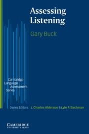 ASSESSING LISTENING | 9780521666619 | BUCK, GARY