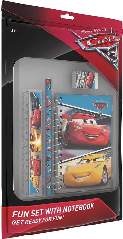 CARS 3 / DIVERTIDO PACK PARA DIBUJAR Y TOMAR NOTAS | 8595593813691