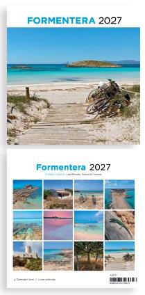 CALENDARI 2027 SOBRETAULA (14X15 CM) FORMENTERA | 8424455270627