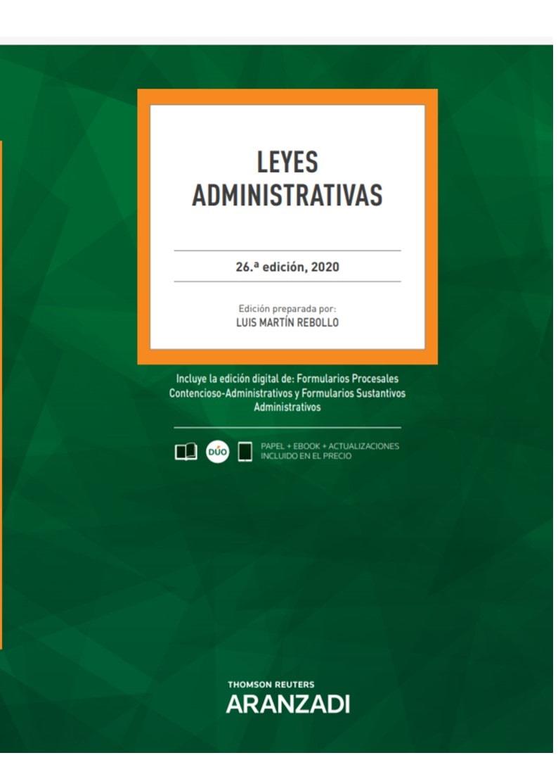 LEYES ADMINISTRATIVAS (DUO) | 9788413088679 | MARTIN REBOLLO, LUIS
