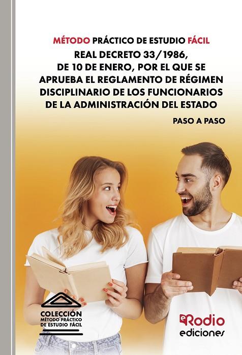MÉTODO PRÁCTICO DE ESTUDIO FÁCIL. REAL DECRETO 33/1986, DE 10 DE ENERO | 9788418794841 | AUTORES, VARIOS
