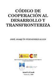 CÓDIGO DE COOPERACIÓN AL DESARROLLO Y TRANSFRONTERIZA | 9788498764550 | FERNÁNDEZ ALLÉS, JOSÉ JOAQUÍN