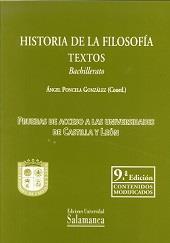 HISTORIA DE LA FILOSOFIA TEXTOS BACHILLERATO | 9788478001781 | PONCELA GONZALEZ, ÁNGEL