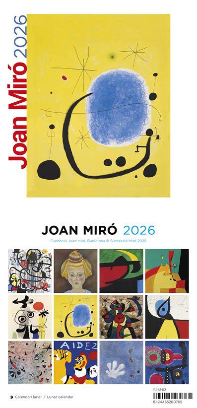 CALENDARI 2026 SOBRETAULA (14X15 CM) MIRÓ - BCN | 8424455260765