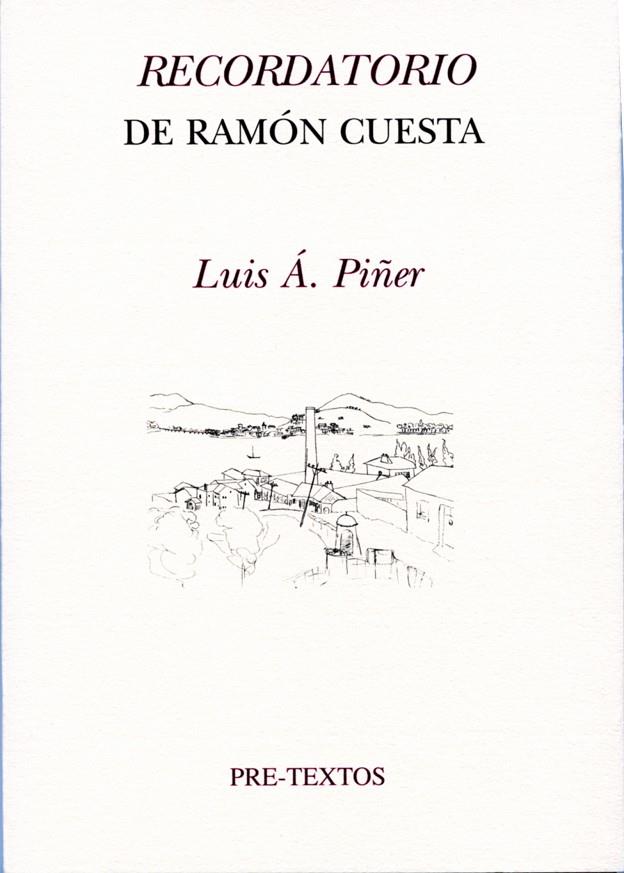 RECORDATORIO DE RAMÓN CUESTA | 9788492913213 | ÁLVAREZ PIÑER, LUIS